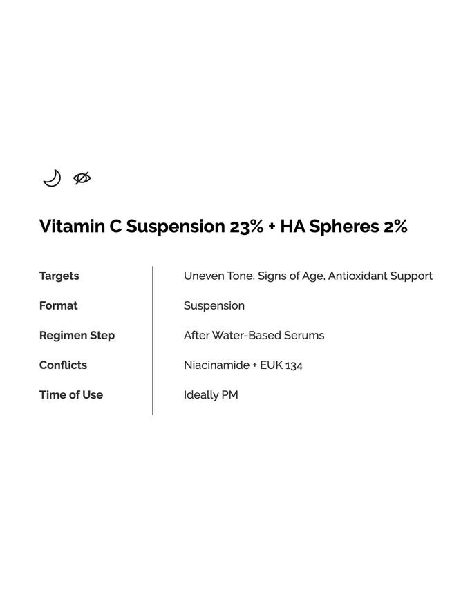 THE ORDINARY - VITAMIN C SUSPENSION 23% + HA SPHERES 2% - Imagem 3