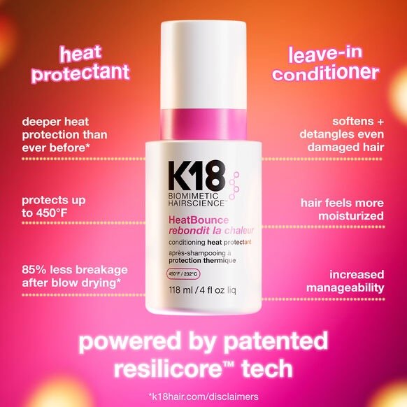 K18 HAIR HEATBOUNCE CONDITIONING HEAT PROTECTANT - Imagem 4