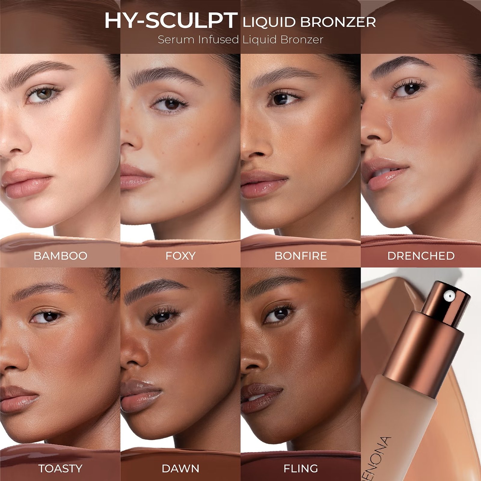 Natasha Denona HY-SCULPT Liquid Bronzer 14ml - Imagem 2