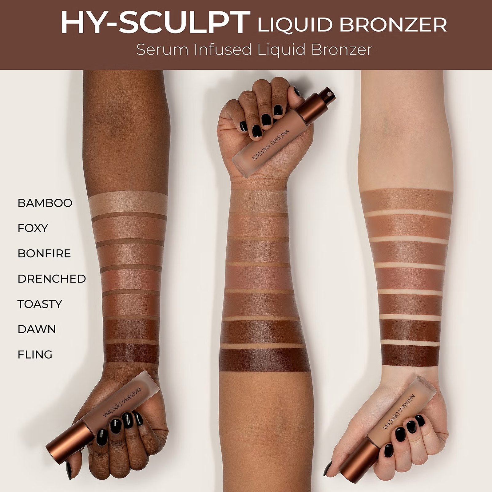 Natasha Denona HY-SCULPT Liquid Bronzer 14ml - Imagem 3