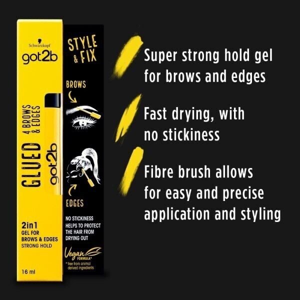 got2b Glued 4 Brows & Edges 2in1 Gel 16ml - Imagem 3