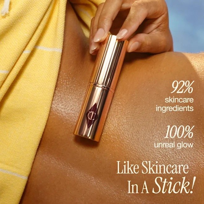 Charlotte Tilbury Unreal Highlighter Glazed Goddess - Imagem 5