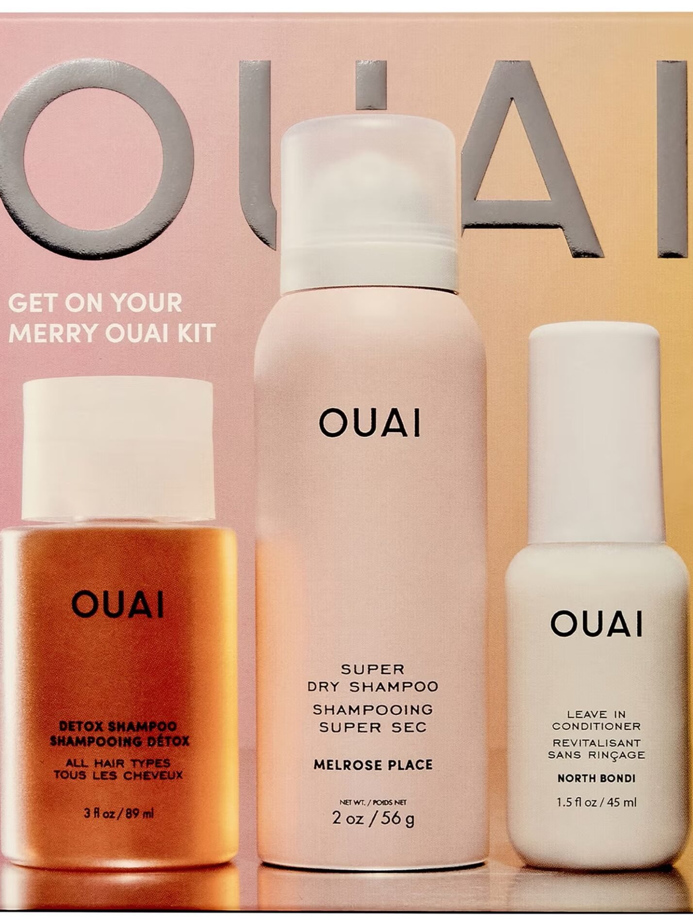OUAI Get On Your Merry OUAI Holiday Kit