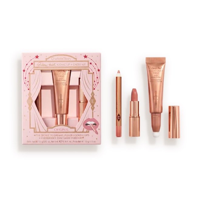 Charlotte Tilbury Pillow Talk Iconic Lip + Cheek Kit Pillow Talk Original