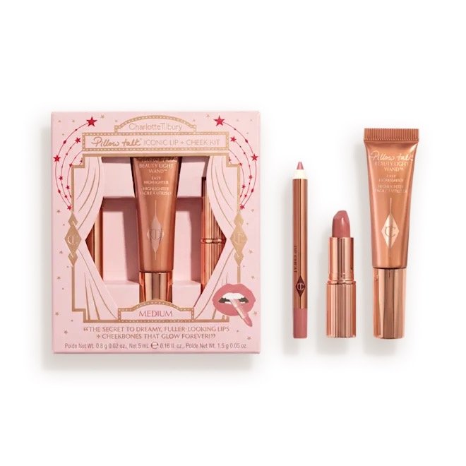 Charlotte Tilbury Pillow Talk Iconic Lip + Cheek Kit Pillow Talk Medium