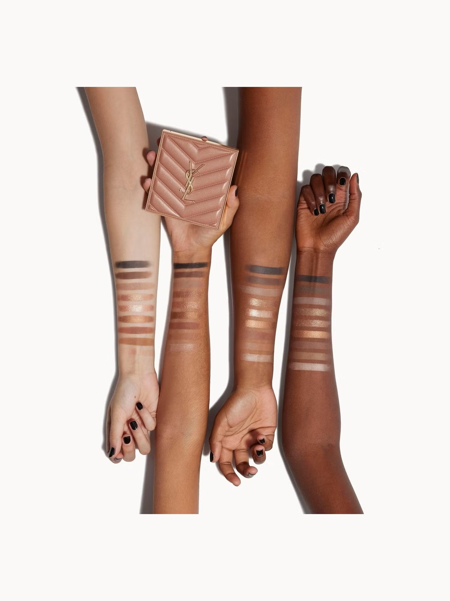 YVES SAINT LAURENT COUTURE MINI CLUTCH PALLET NUDE HOURS - Imagem 4