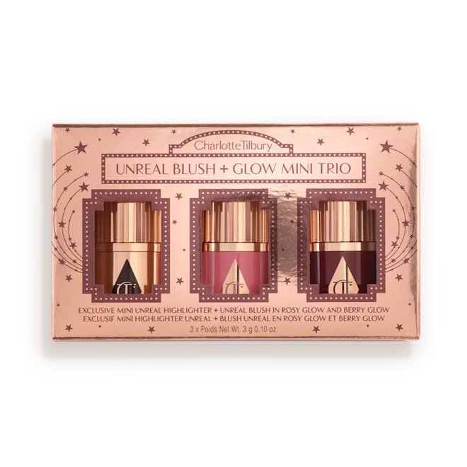 Charlotte Tilbury Unreal Blush + Glow Mini Trio